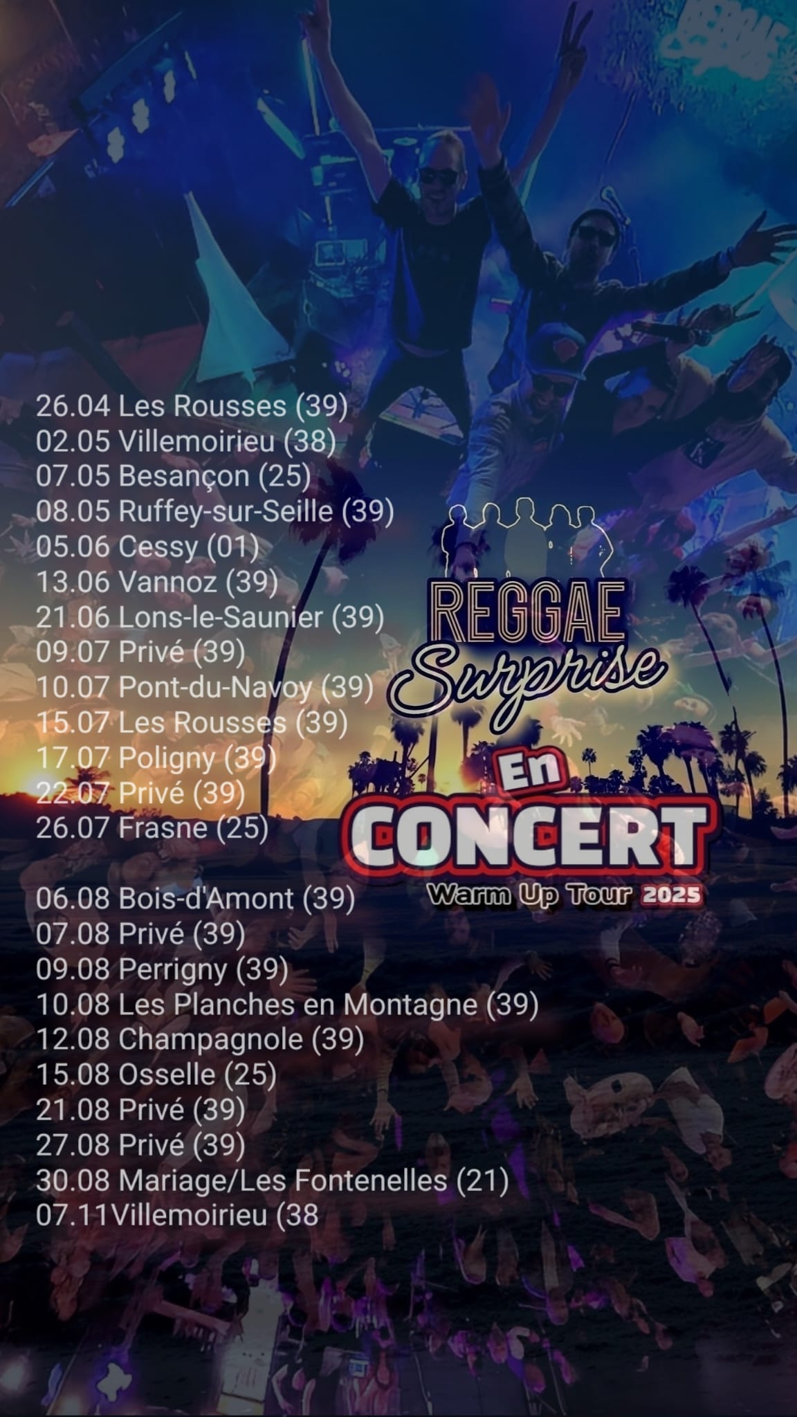 Programme des concerts