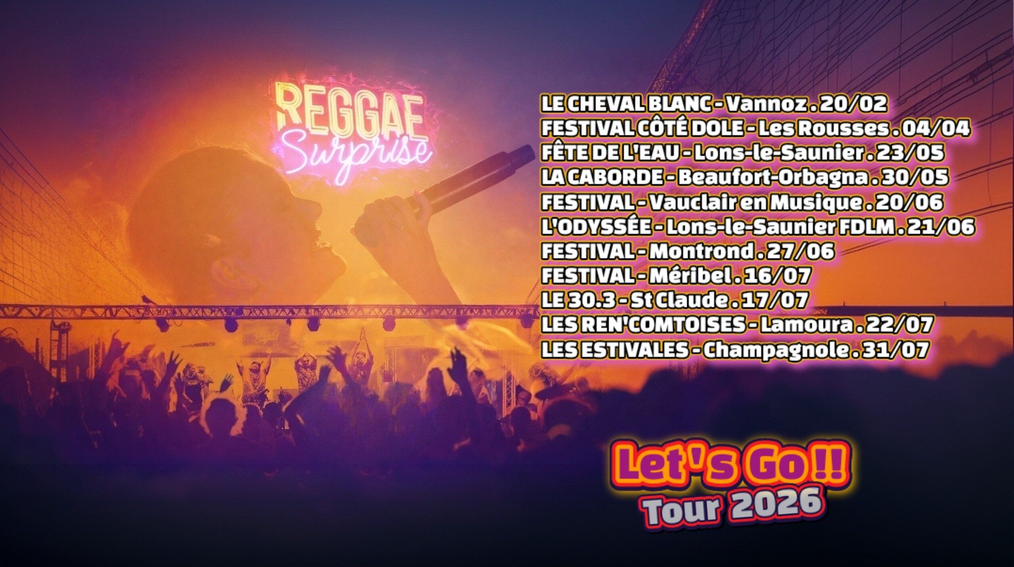 Programme des concerts